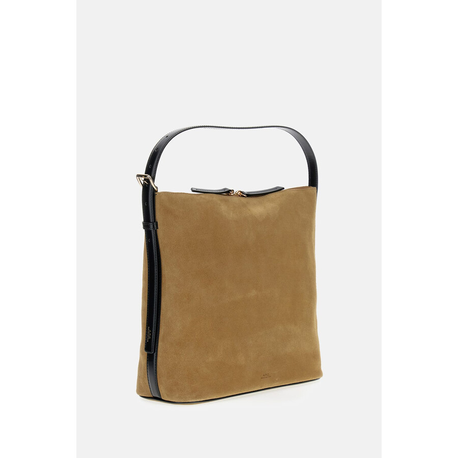 Apc A.p.c. Vera Shoulder Bag - Leather - Beige In Neutral