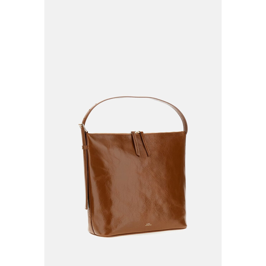 Apc A.p.c. Sac Vera Shoulder Bag In Brown