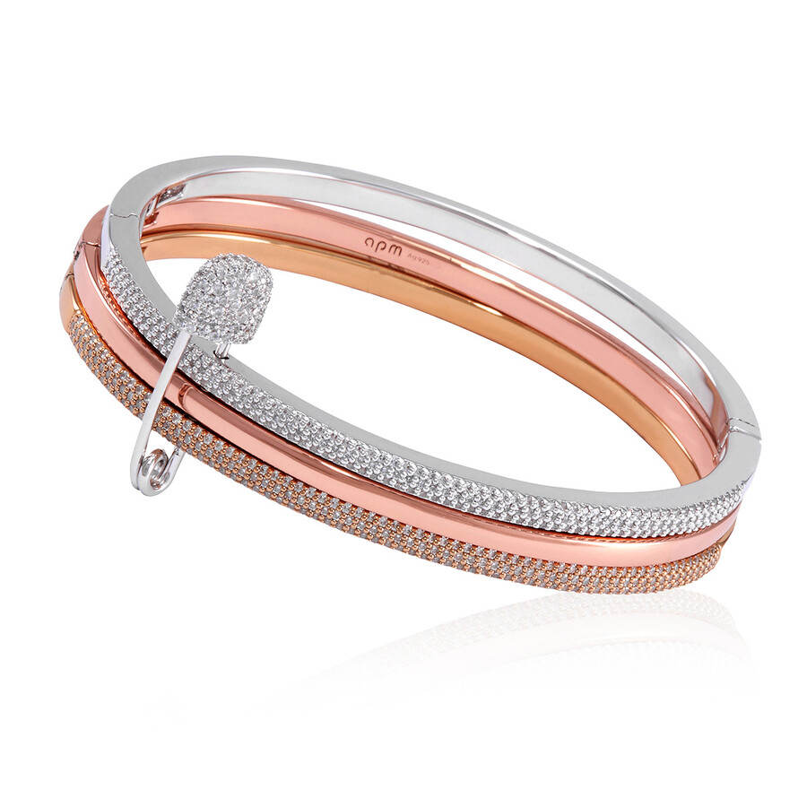Rose Gold Apm Monaco Meteorites Bracelet Apm Monaco Ladies Tri
