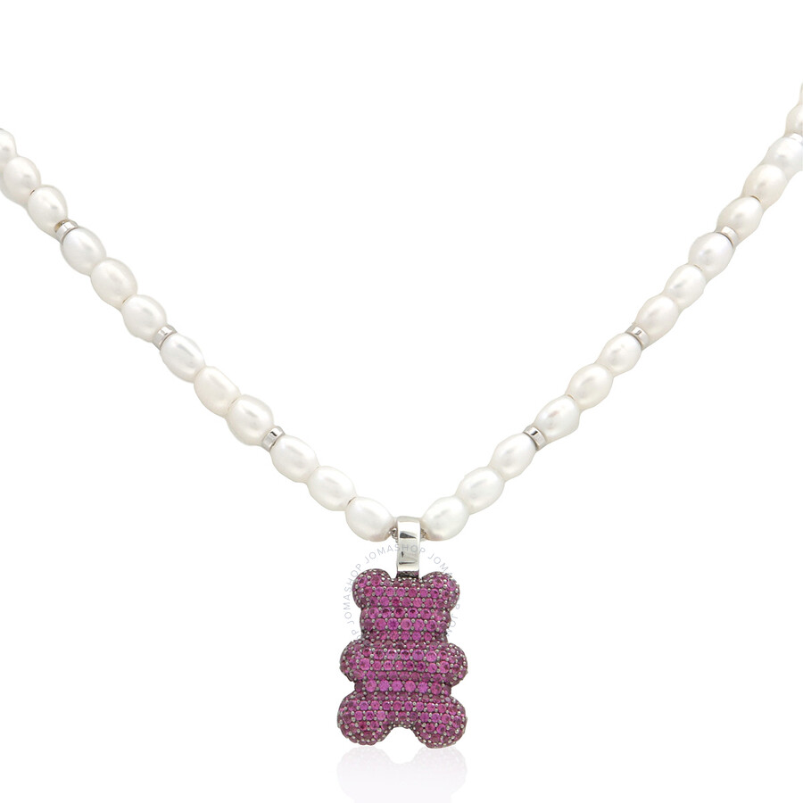 Apm Monaco Malu Yummy Bear Pearl Necklace