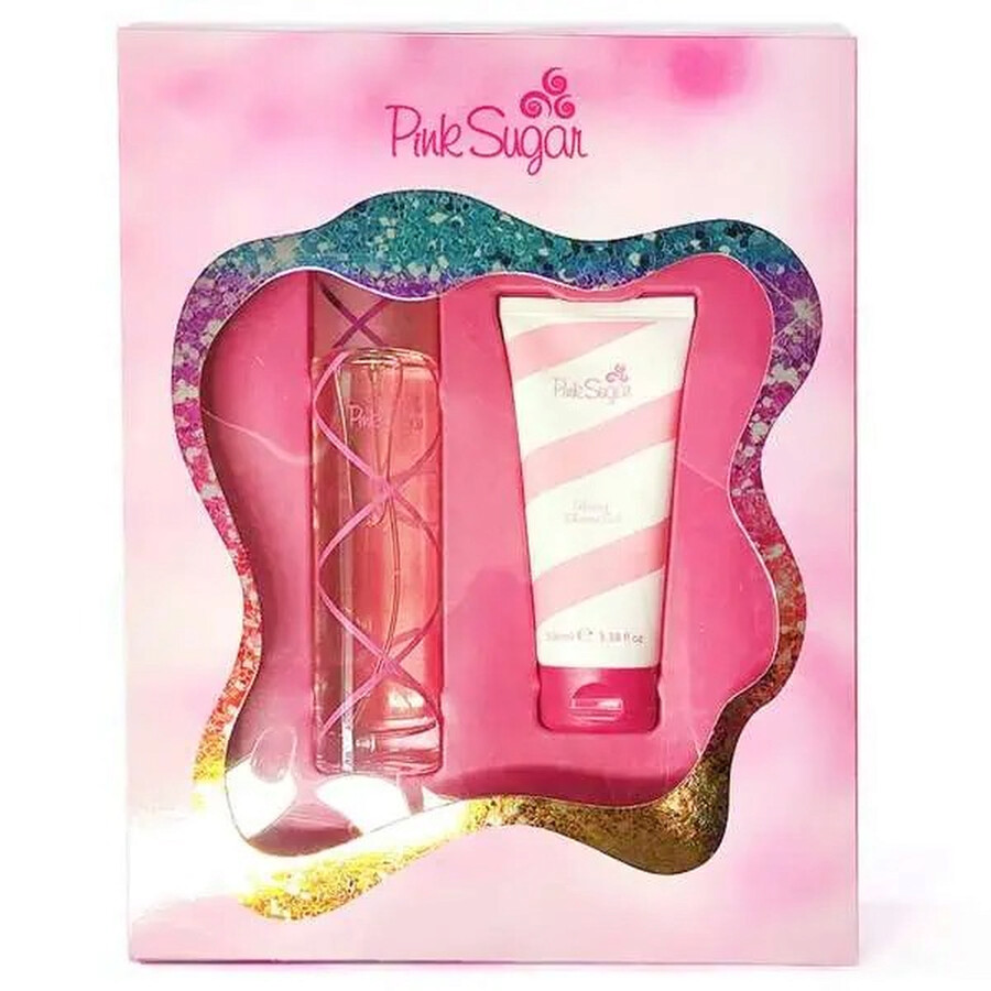 Aquolina Ladies Pink Sugar Gift Set Fragrances 8054609784030
