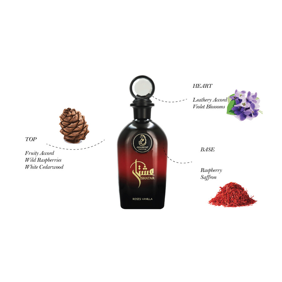 Arabiyat Prestige Ladies Ishatar Roses Vanilla Edp Spray 3.7 oz Fragrances 6290102035664