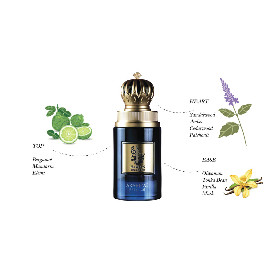 Arabiyat Prestige Men's Hamdan The Sheikh Edp Spray 2.5 oz Fragrances 6290361910474