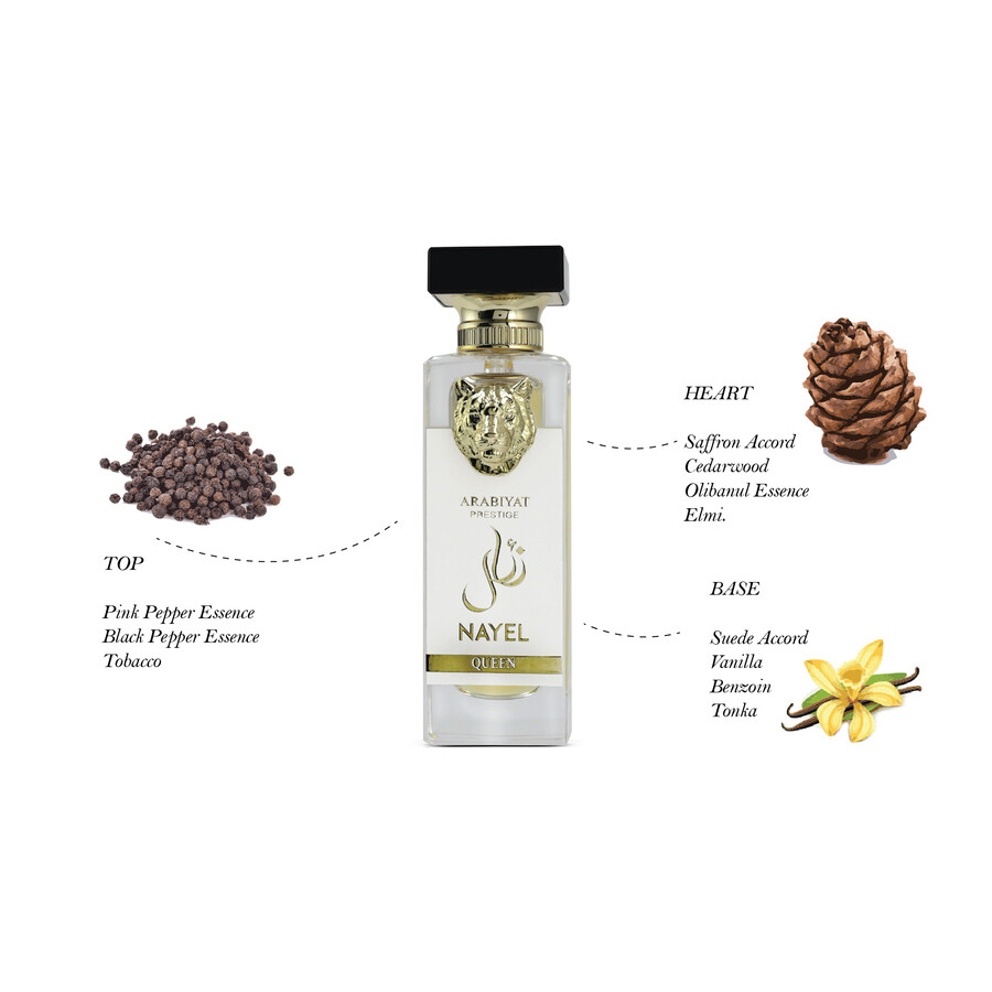 Arabiyat Prestige Unisex Nayel Queen Edp Spray 2.4 oz Fragrances 6290102035985