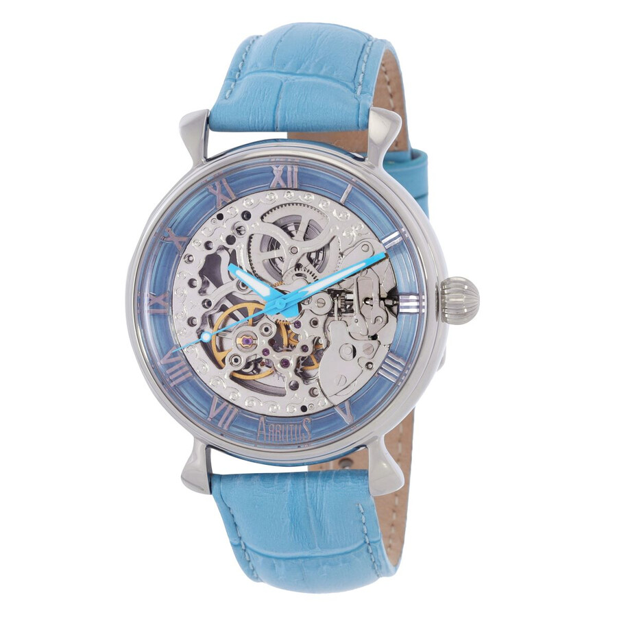 Arbutus Automatic Blue Dial Ladies Watch AR805SUU Watches, Classic