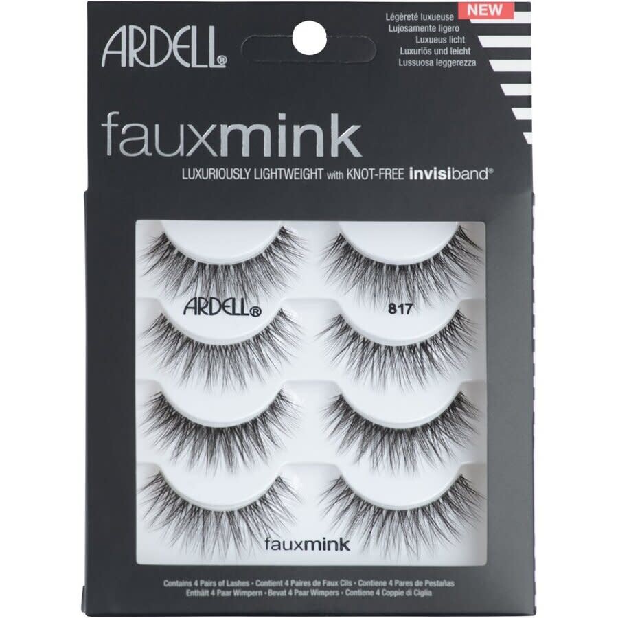 Ardell Ladies Lash Faux Mink #817 - 4ct 4 oz #817 Makeup 074764675071