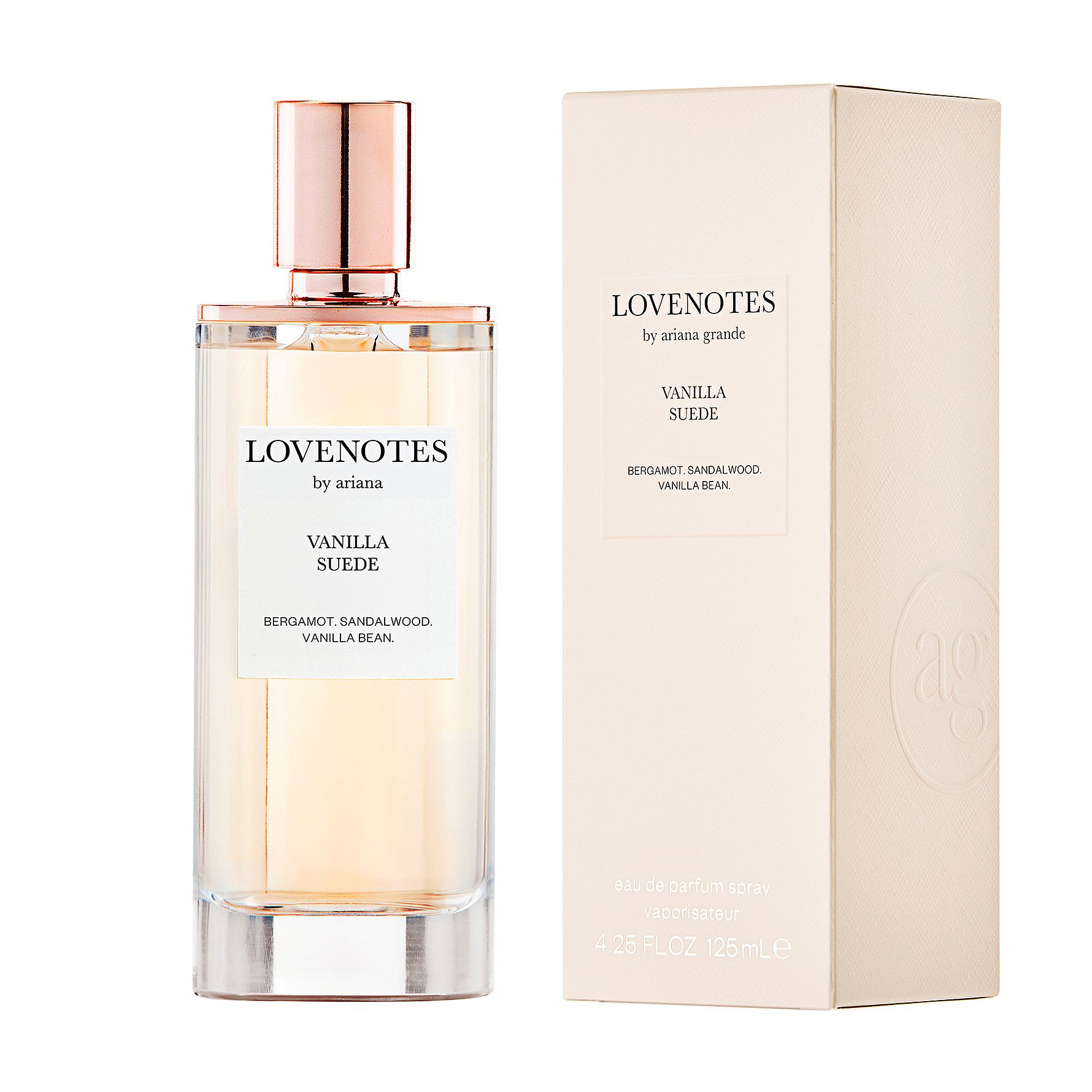 LOVENOTES バニラスエード 香水 Ariana Grande Ladies LoveNotes Vanilla Suede EDP Spray 4.25 oz