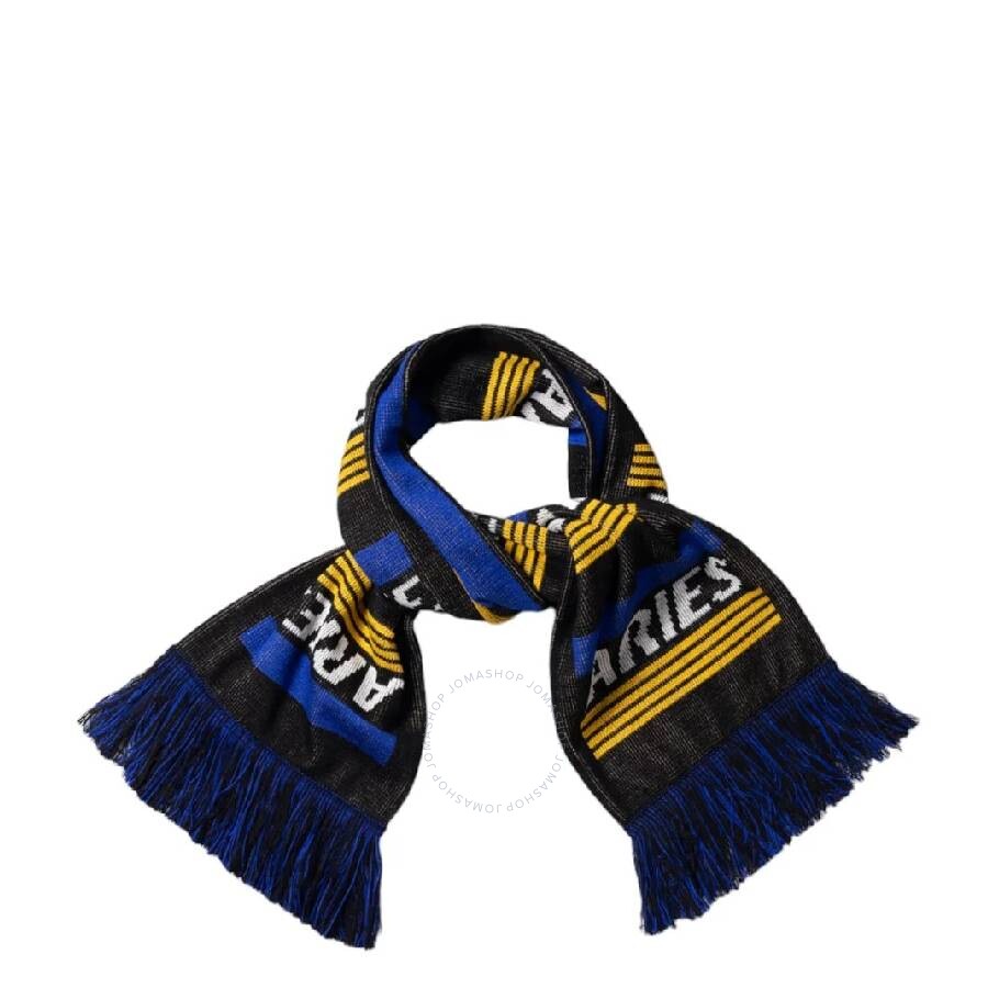 Aries Credit Card Knitted Scarf In Black