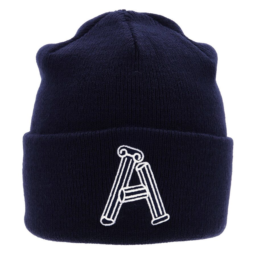 Embroidered Column Beanie