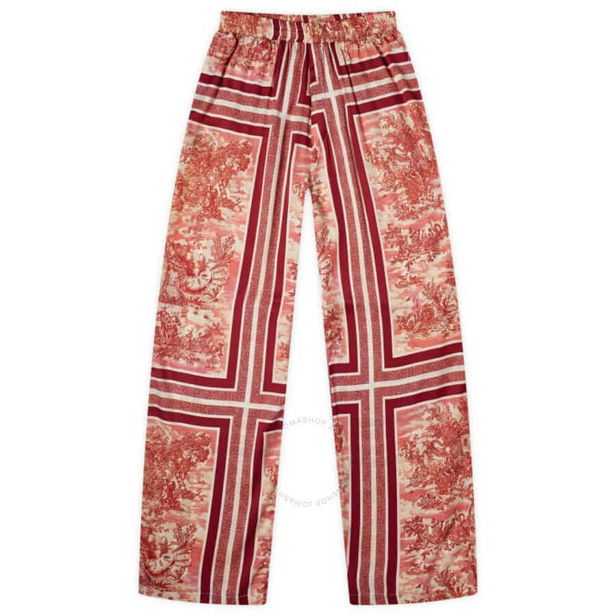 Aries Men's Multicolor Toile De Jouy Slacker Pants