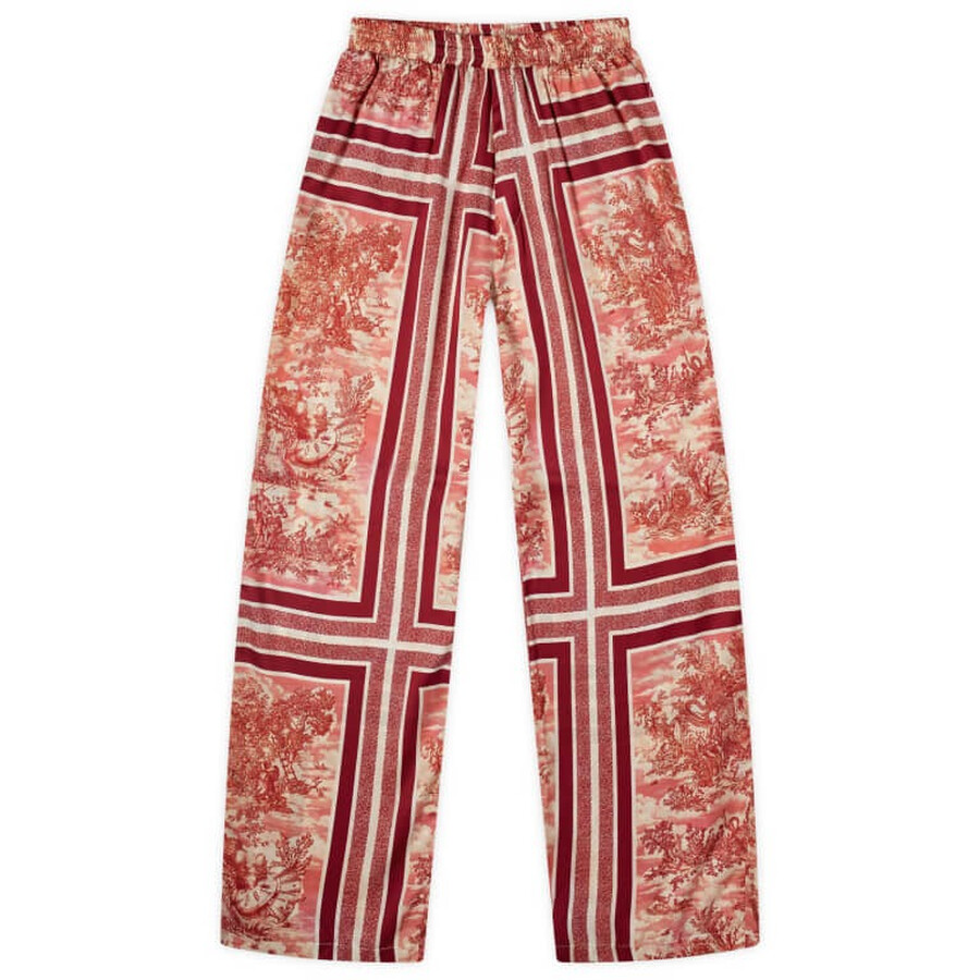 Men's Multicolor Toile De Jouy Slacker Pants