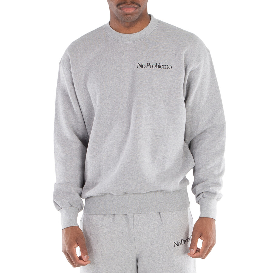 Aries Mini Problemo Crewneck Sweatshirt, Size Small