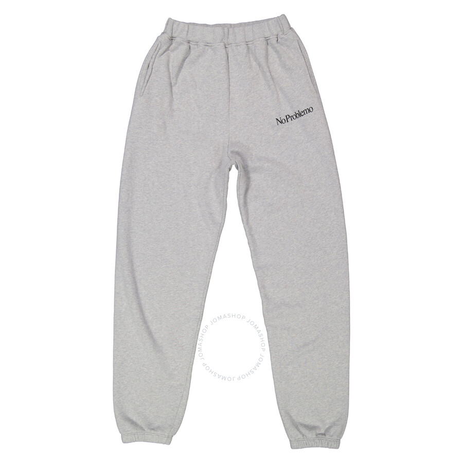 Aries Mini Problemo Print Detail Joggers In Grey