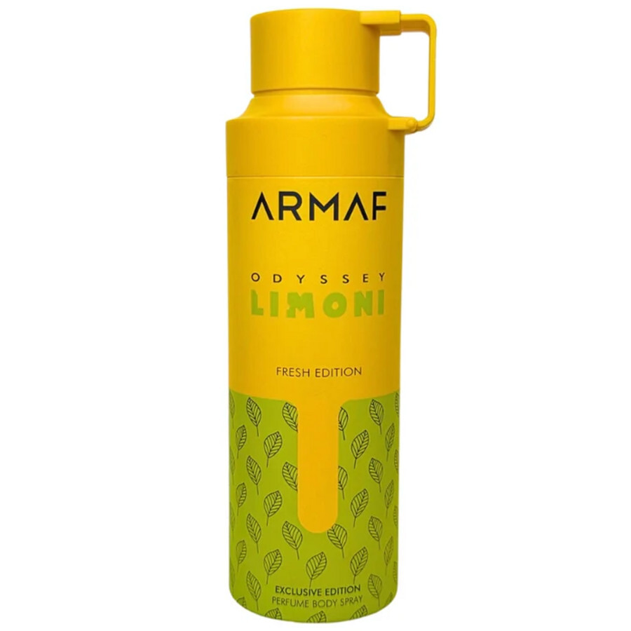 Armaf Men's Odyssey Limoni Fresh Deodorant Spray 6.8 oz Fragrances 6295199800317