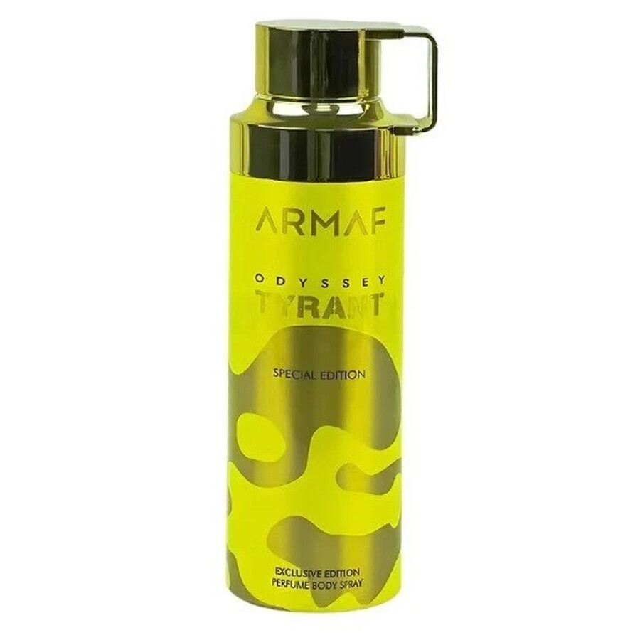 Armaf Men's Odyssey Tyrant Special Edition Body Spray 6.8 oz Fragrances 6294015190687