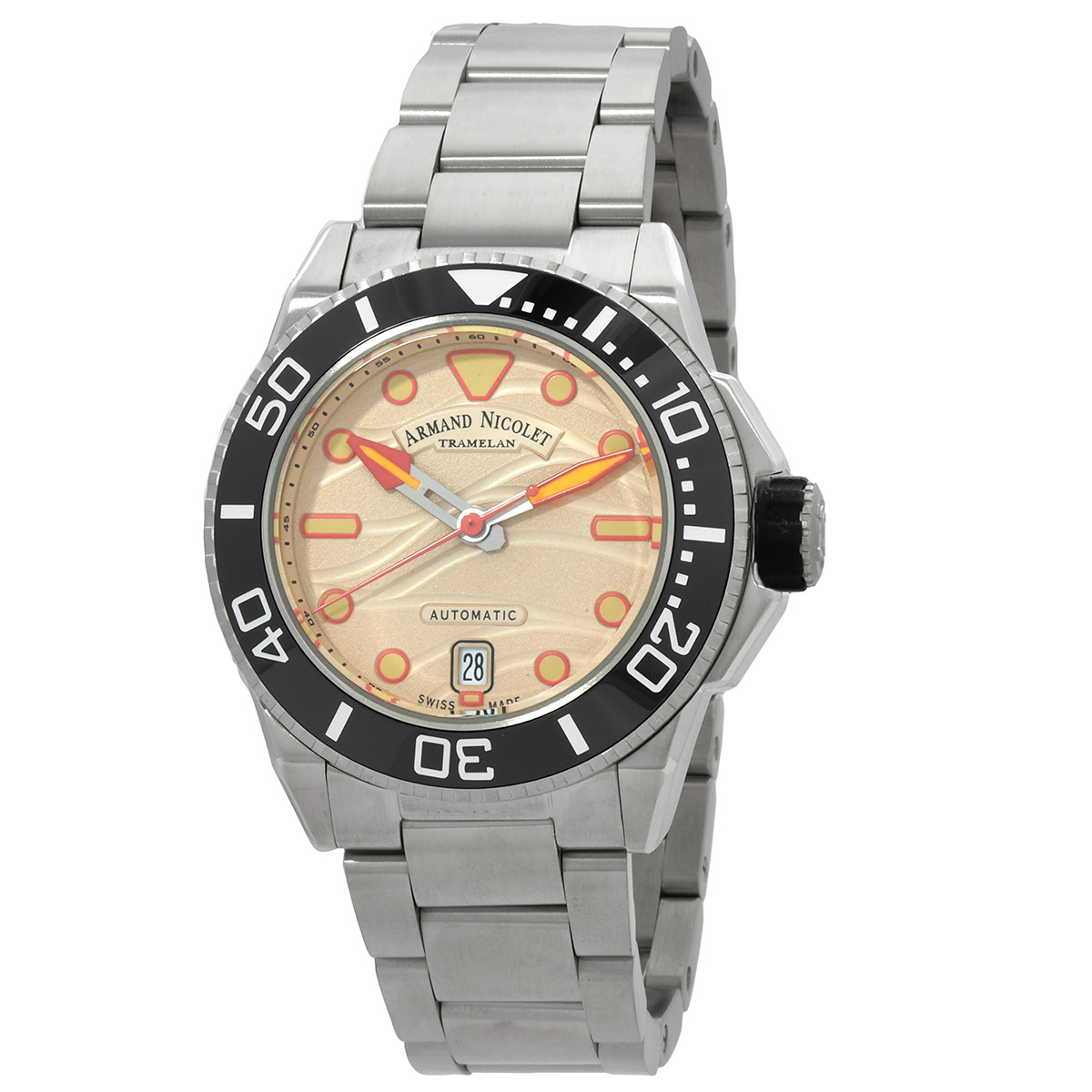 Armand Nicolet JSH Automatic Men's Watch A481PGN-KO-MA2481AA