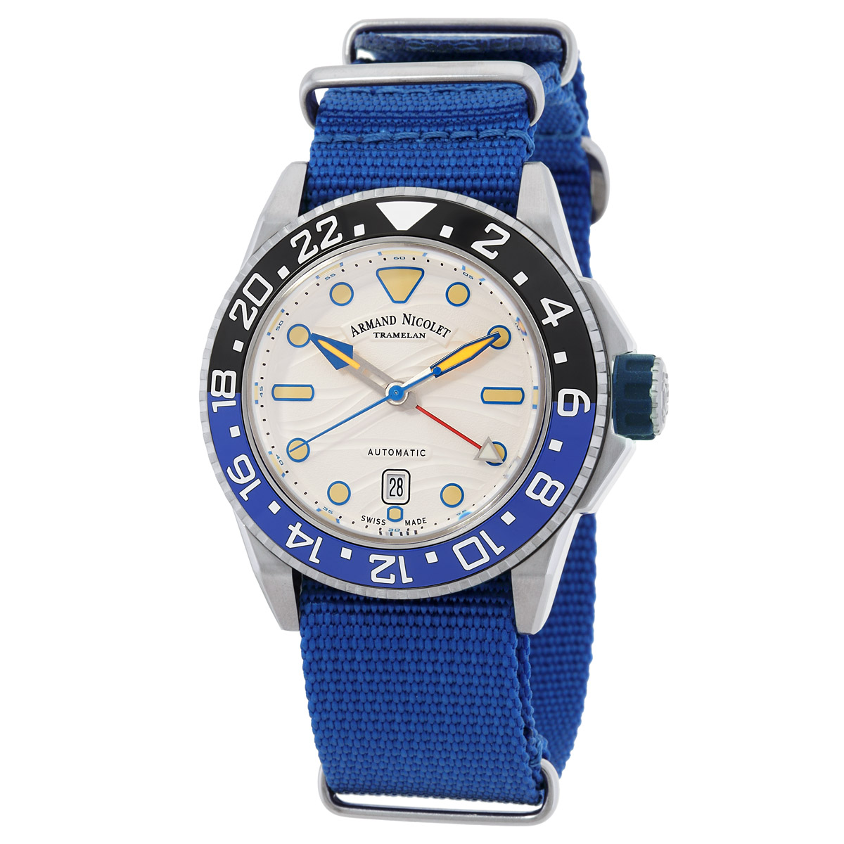 Armand Nicolet JSH Automatic Silver Dial Men's Watch A486RGU-AU-BN24480AANU