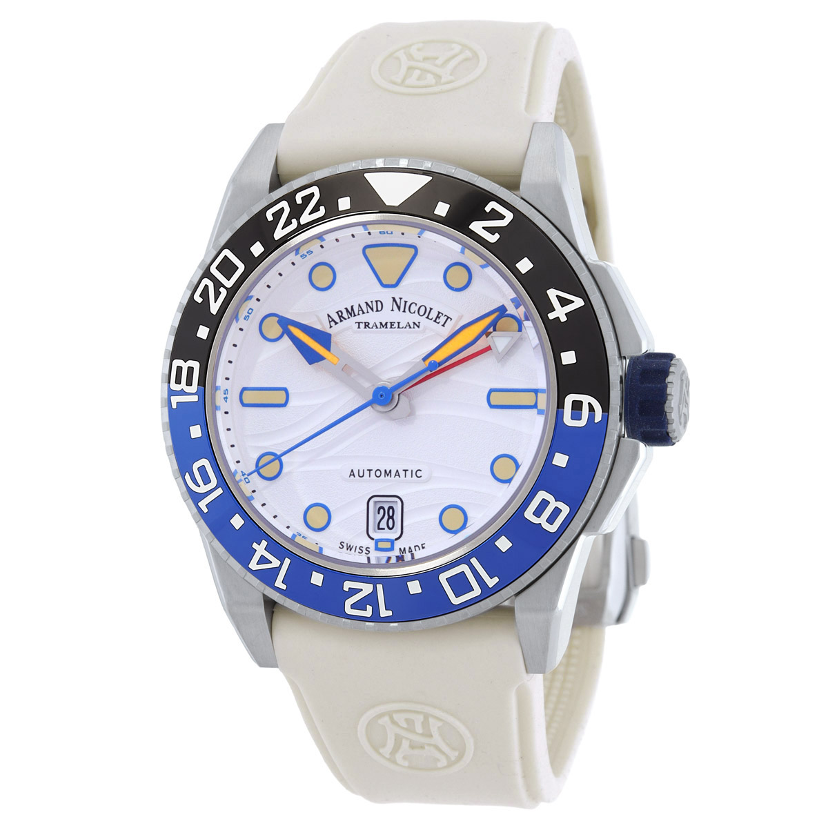 Armand Nicolet JSH Automatic Silver Dial Men's Watch A486RGU-AU-GG4710B