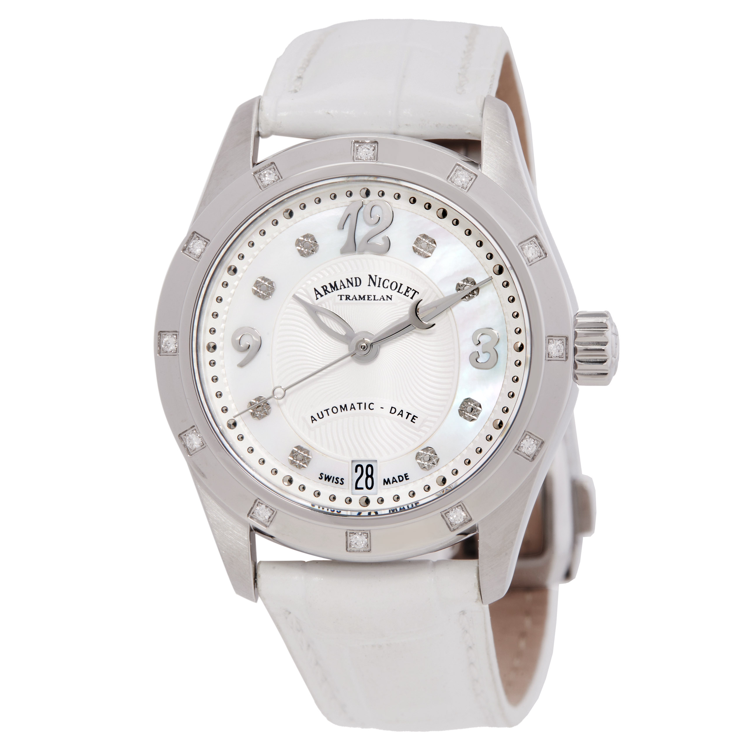 Armand Nicolet M03-3 Automatic Diamond Ladies Watch A151GAA-AN-P882BC8