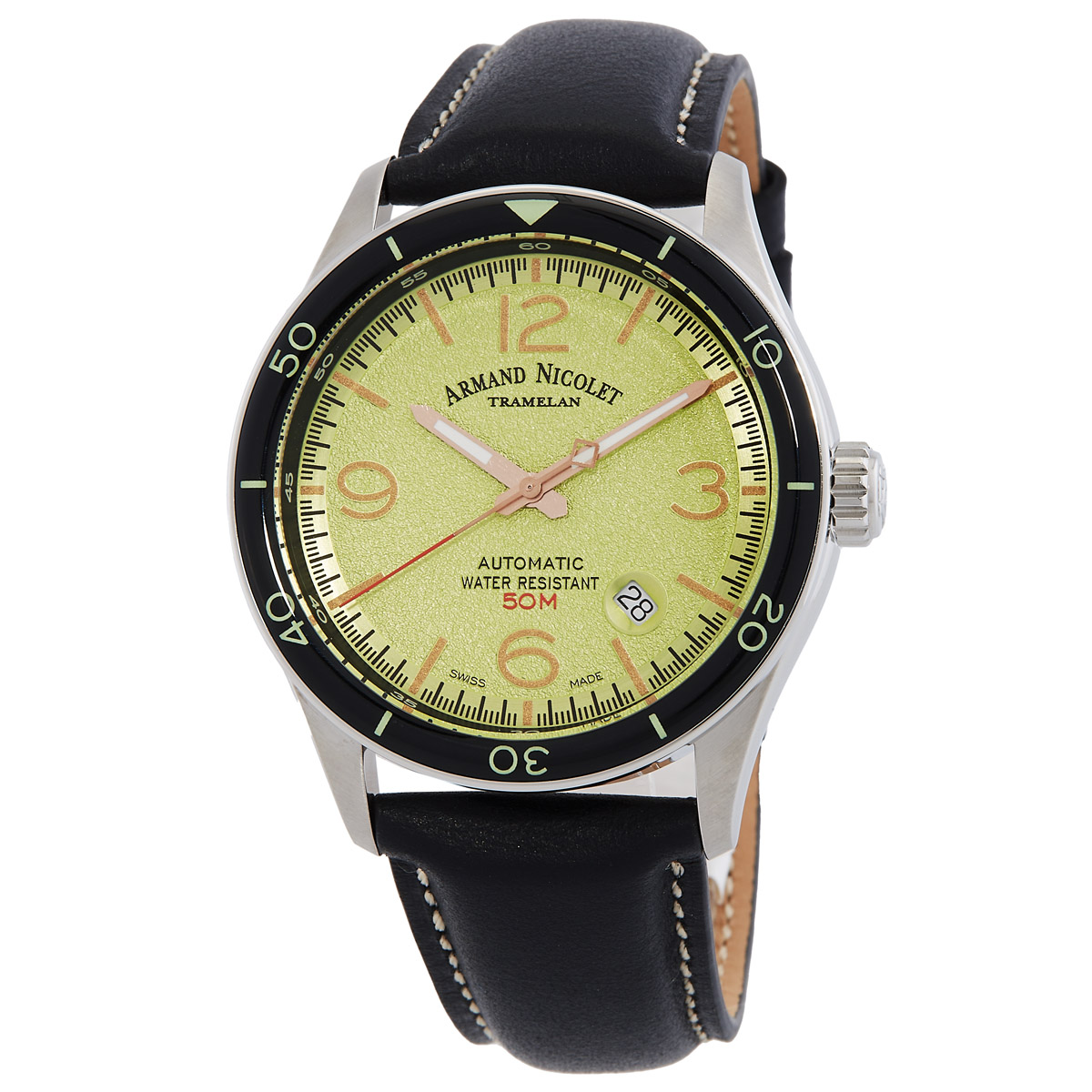 Armand Nicolet M2H Automatic Men s Watch A740HNA VS P140NR2 Watches M2H Jomashop
