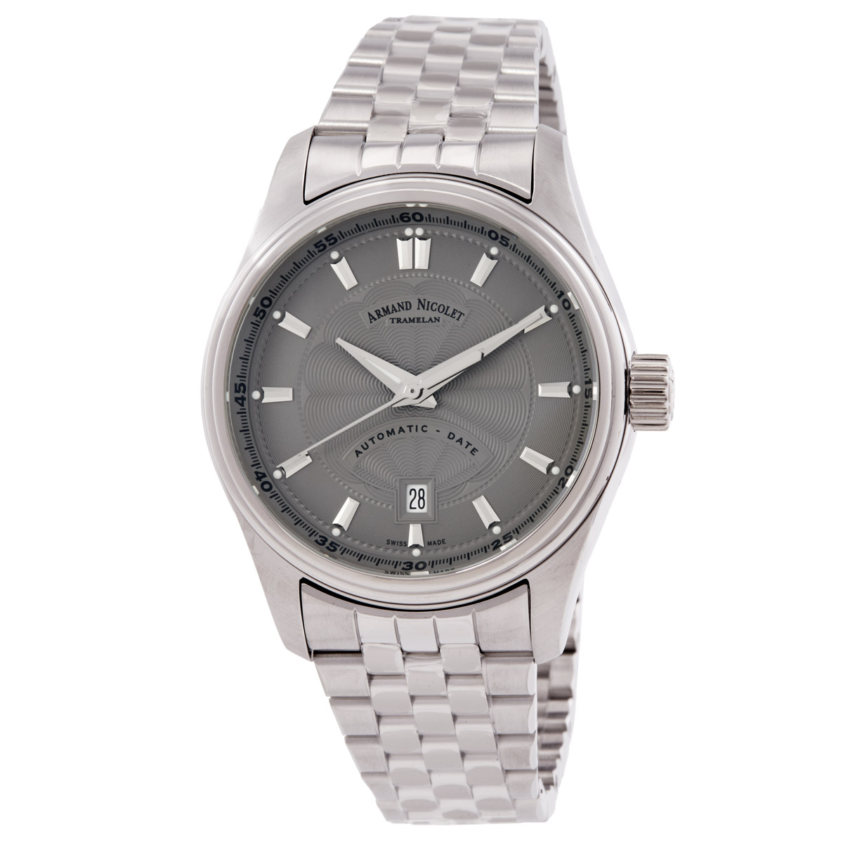 Armand Nicolet MH2 Automatic Grey Dial Men's Watch A640A-GR-BMA22640A