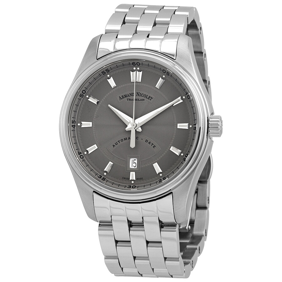 Shop Armand Nicolet Mh2 Automatic Grey Dial Men's Watch A640a-gr-ma2640a