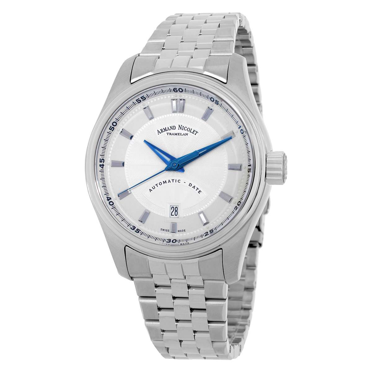 Armand Nicolet MH2 Automatic Silver Dial Men's Watch A640A-AG