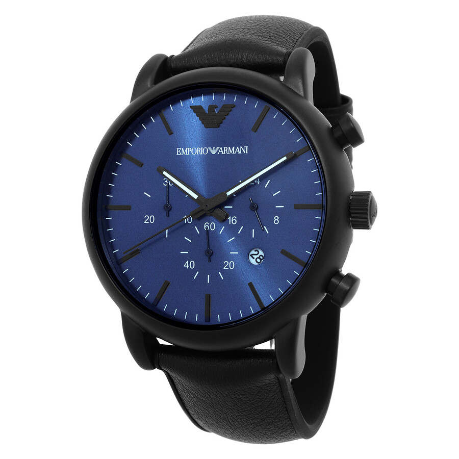 Emporio Armani Armani Classic Chronograph Quartz Blue Dial Men's
