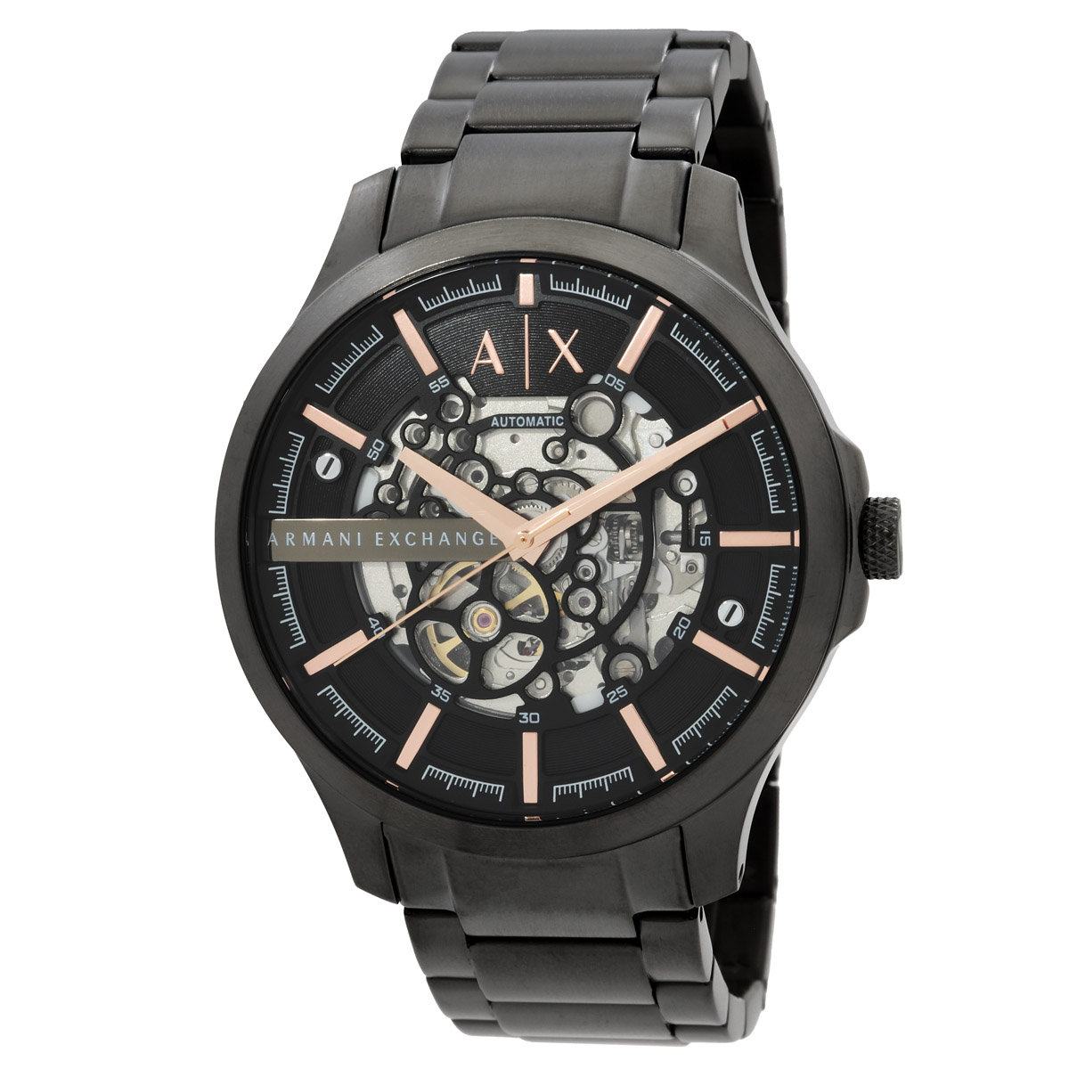 Armani Exchange Automatic Black Dial Men's Watch AX2458