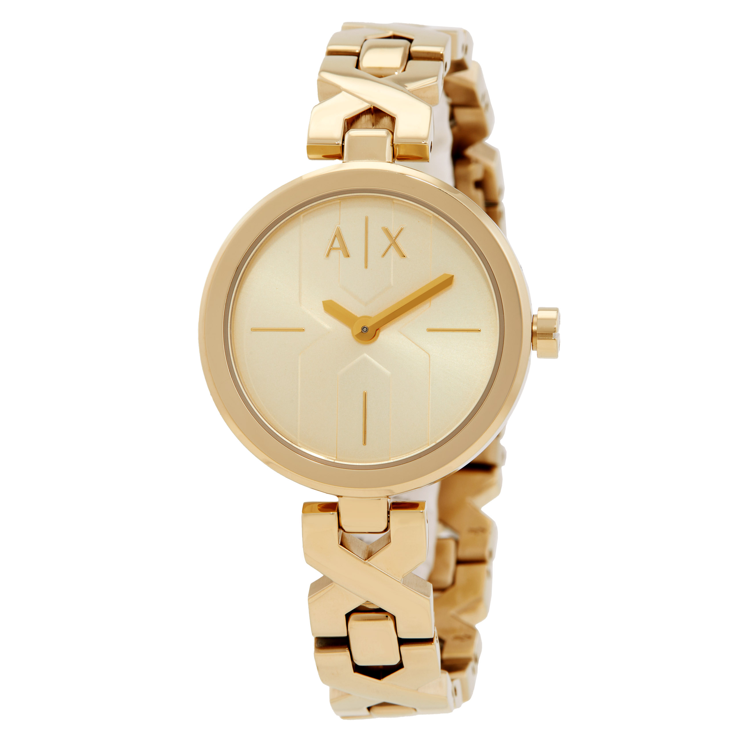 Armani Exchange Ava Quartz Gold Dial Ladies Watch AX5831