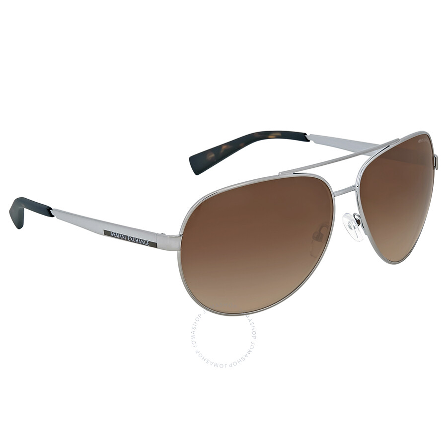 armani exchange aviator sunglasses