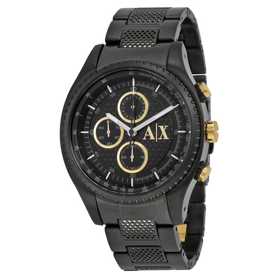 Armani Exchange Chronograph Black Dial 