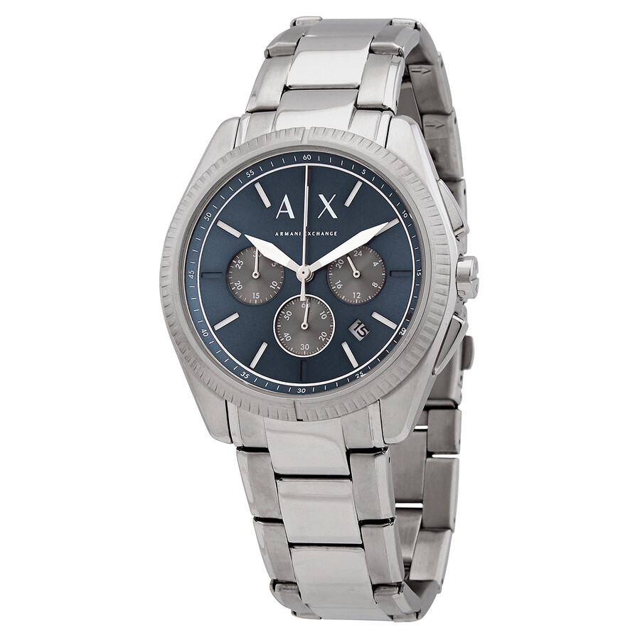 Armani Exchange Chronograph Quartz Blue Dial Men's Watch AX2850 ...