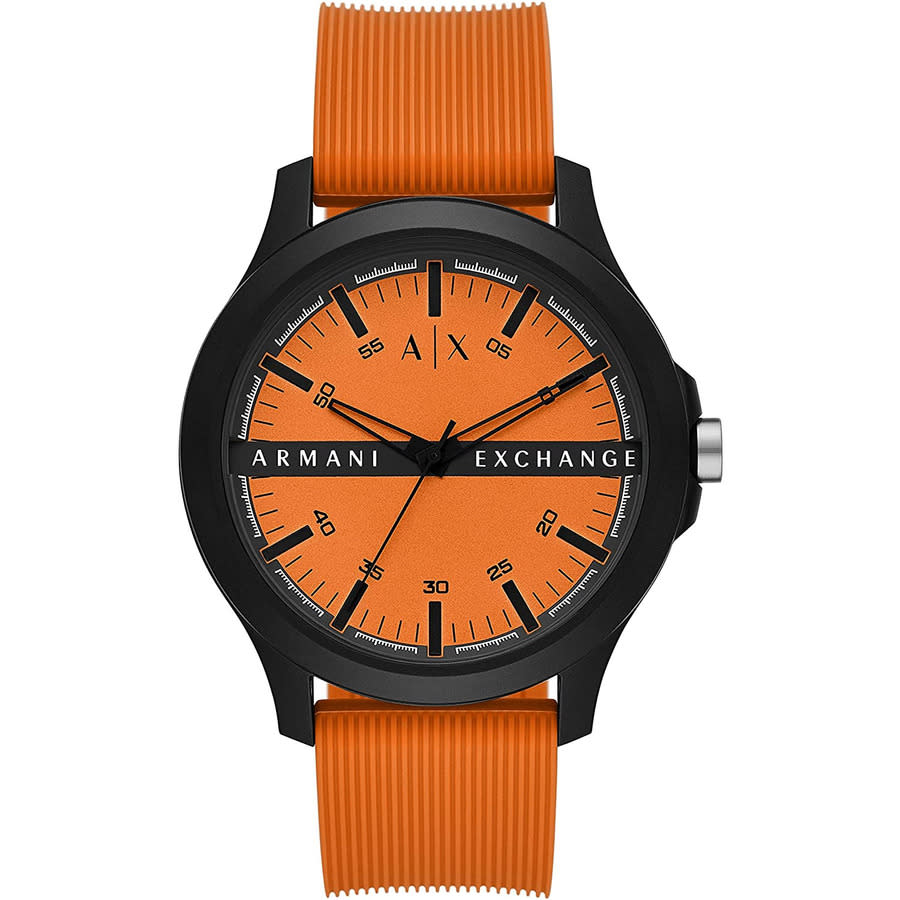 Armani Exchange Classic Quartz Orange Dial Men's Watch AX2432