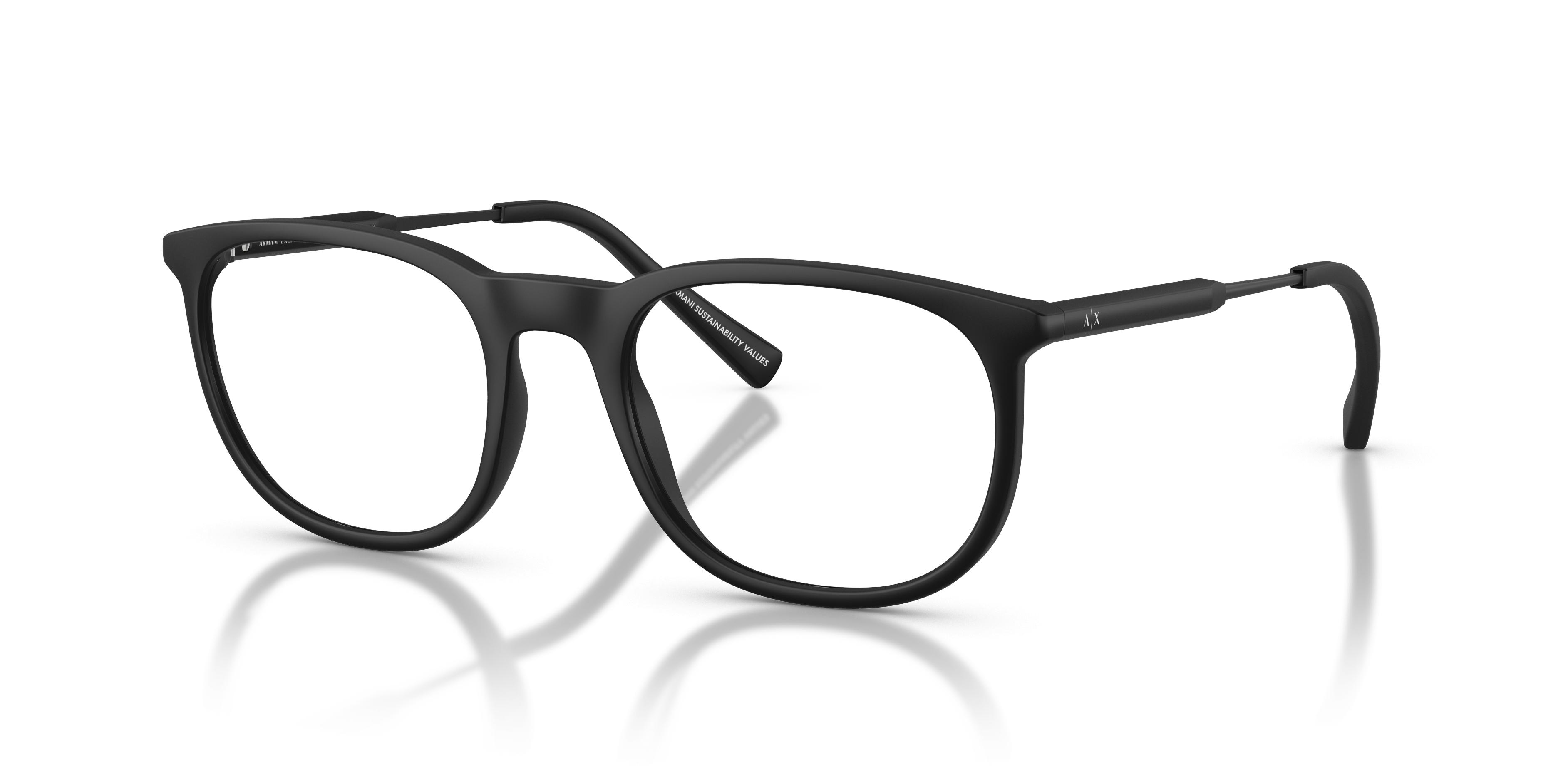 Armani Exchange Demo Oval Men's Eyeglasses AX3127 8078 52