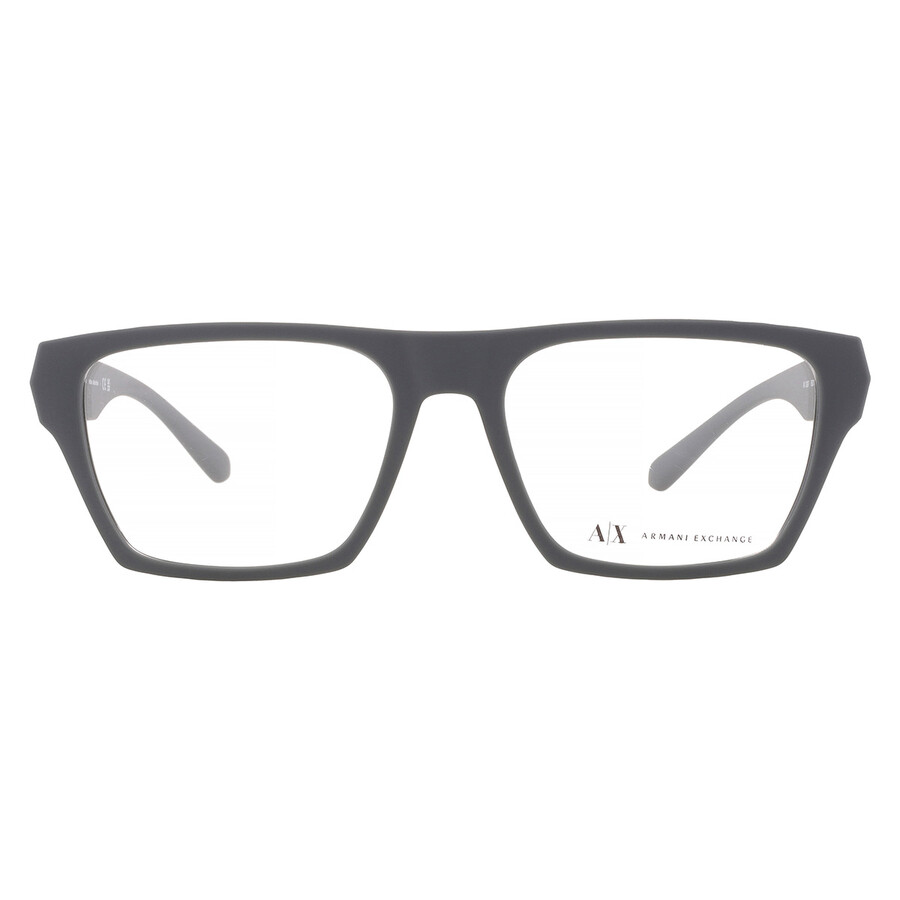Armani Exchange Demo Rectangular Men's Eyeglasses Ax3097 8301 55