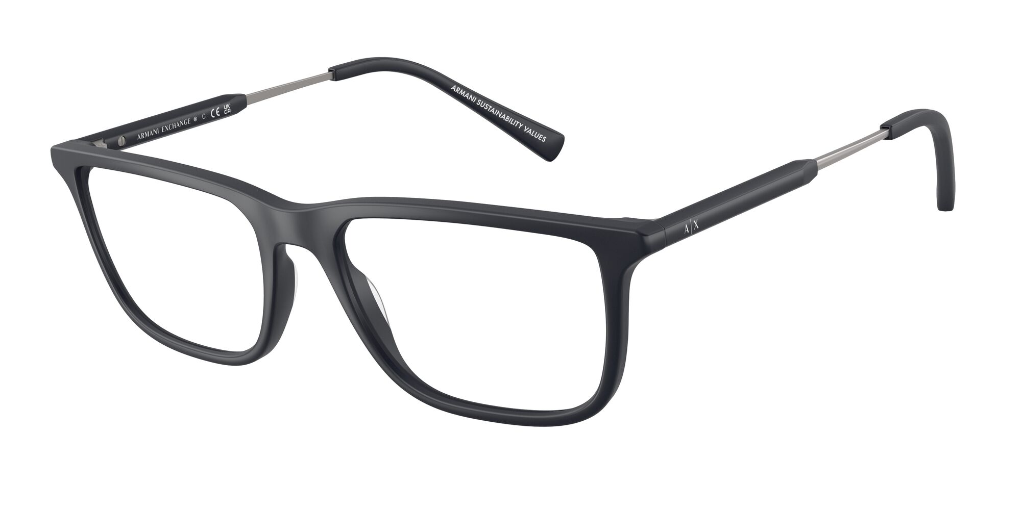 Armani Exchange Demo Square Men's Eyeglasses AX3126F 8380 54