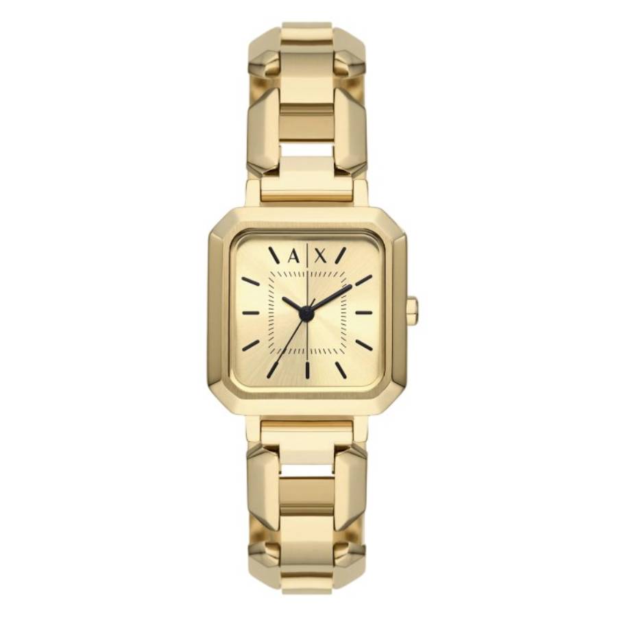 Armani Exchange Leila Quartz Gold Dial Ladies Watch AX5721