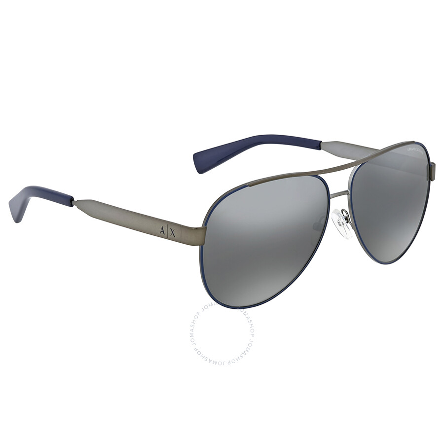 armani exchange aviator sunglasses