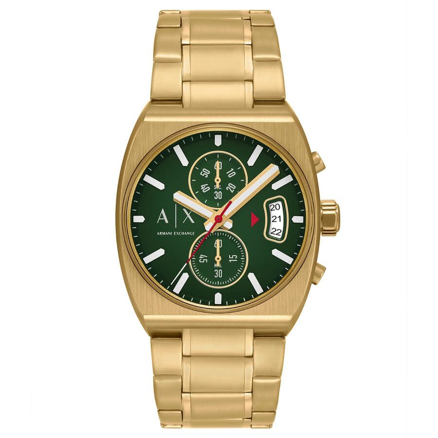 Armani Exchange Oliver Chronograph Quartz Green Dial Men's Watch