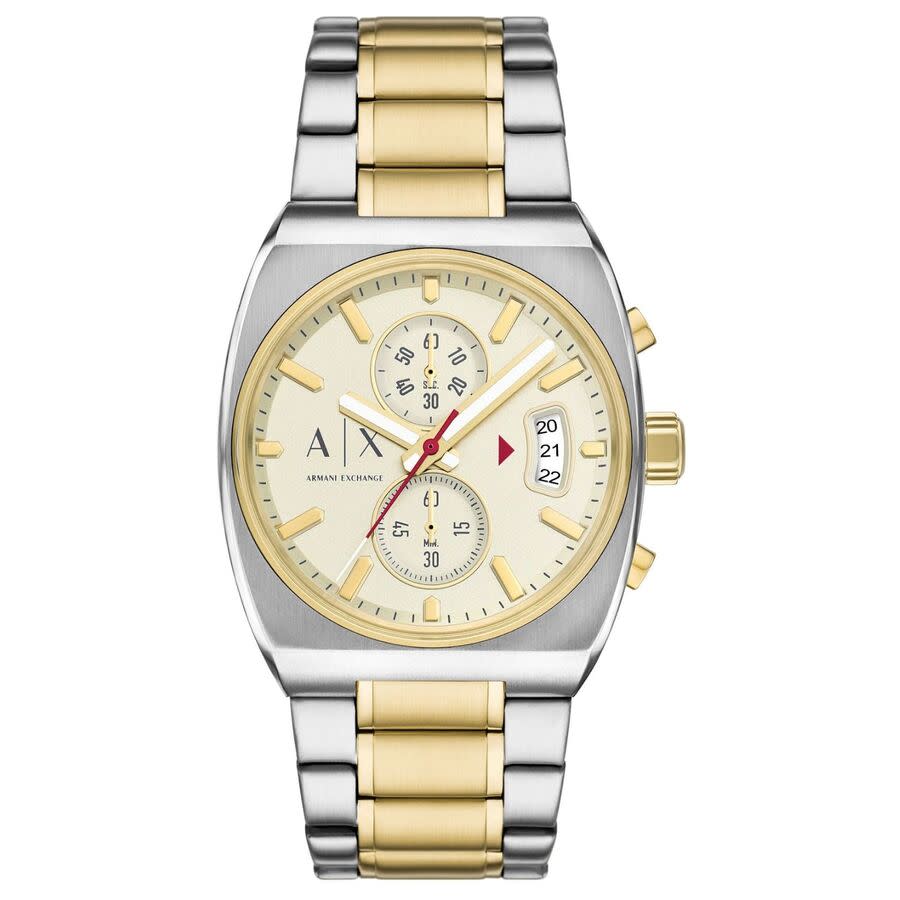 Armani Exchange Oliver Chronograph Quartz White Dial Men's Watch