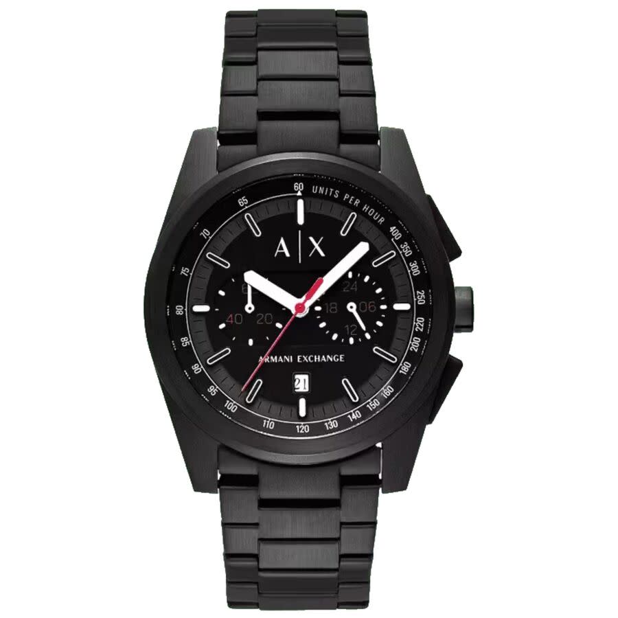 Armani Exchange Parker Chronograph Quartz Black Dial Men's Watch