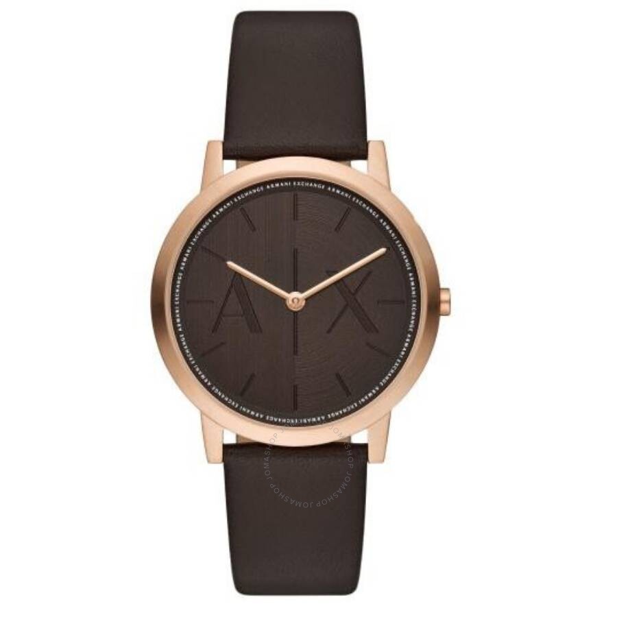 Armani Exchange Quartz Brown Dial Men's Watch AX2873 - Watches - Jomashop