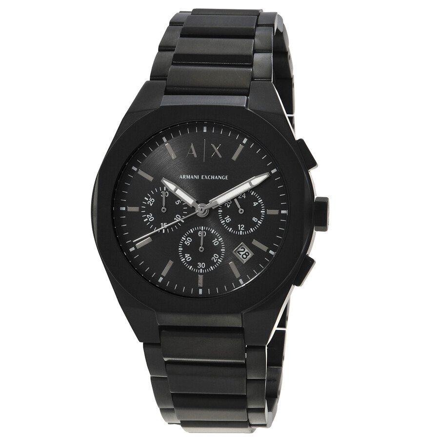 Armani Exchange Rafael Chronograph Quartz Black Dial Men's Watch