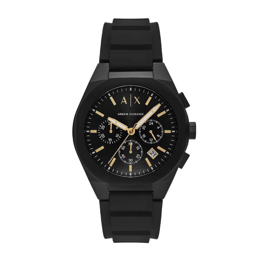 Armani Exchange Rafael Chronograph Quartz Black Dial Watch AX7165SET