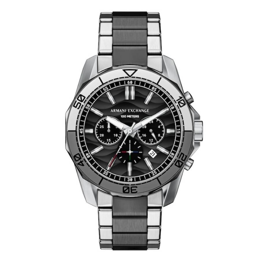 Armani Exchange Spencer Chronograph Quartz Black Dial Men's Watch AX1973