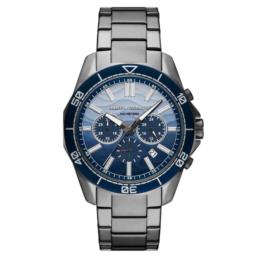 Armani Exchange Spencer Chronograph Quartz Blue Dial Men's Watch