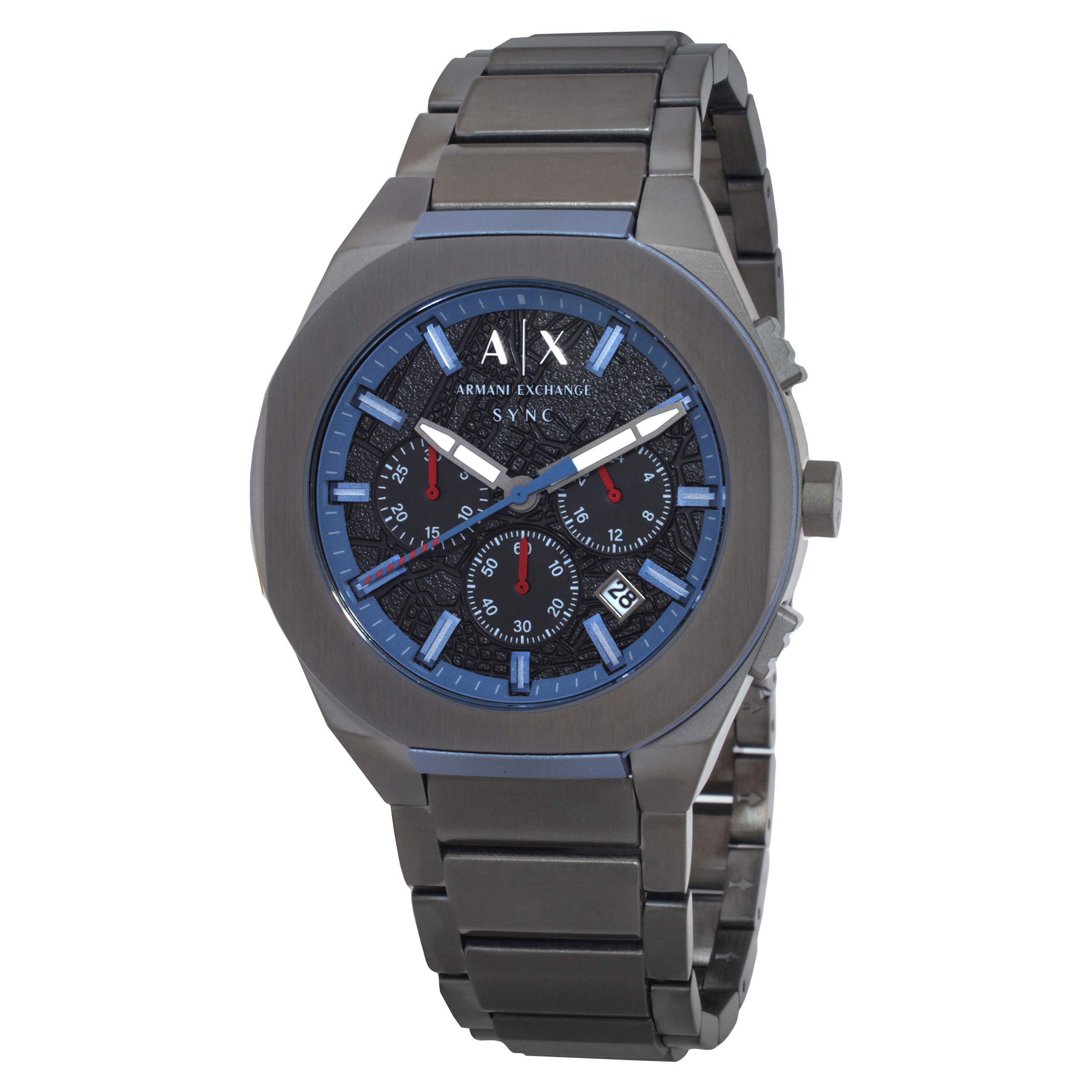 Armani Exchange Sync Chronograph Quartz Black Dial Men's Watch AX4295