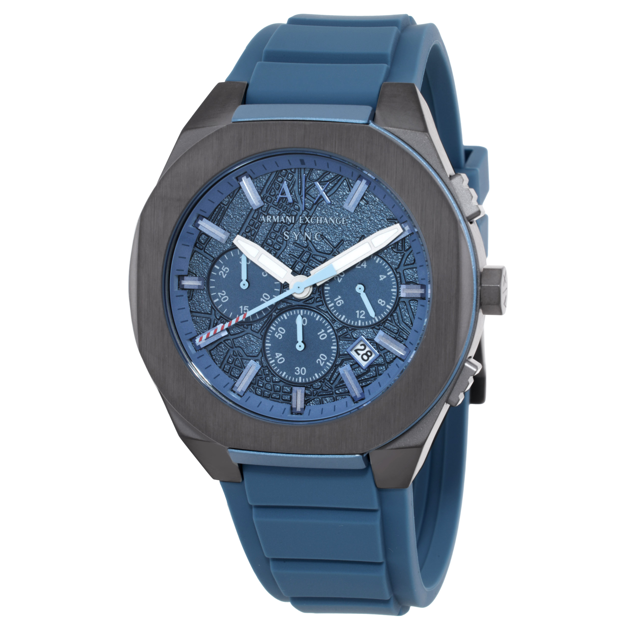 Armani Exchange Sync Chronograph Quartz Blue Dial Men's Watch AX4291