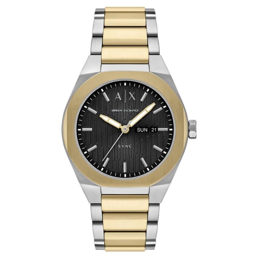 Armani Exchange Sync Quartz Black Dial Men's Watch AX4298
